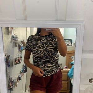 Tiger Print Tee